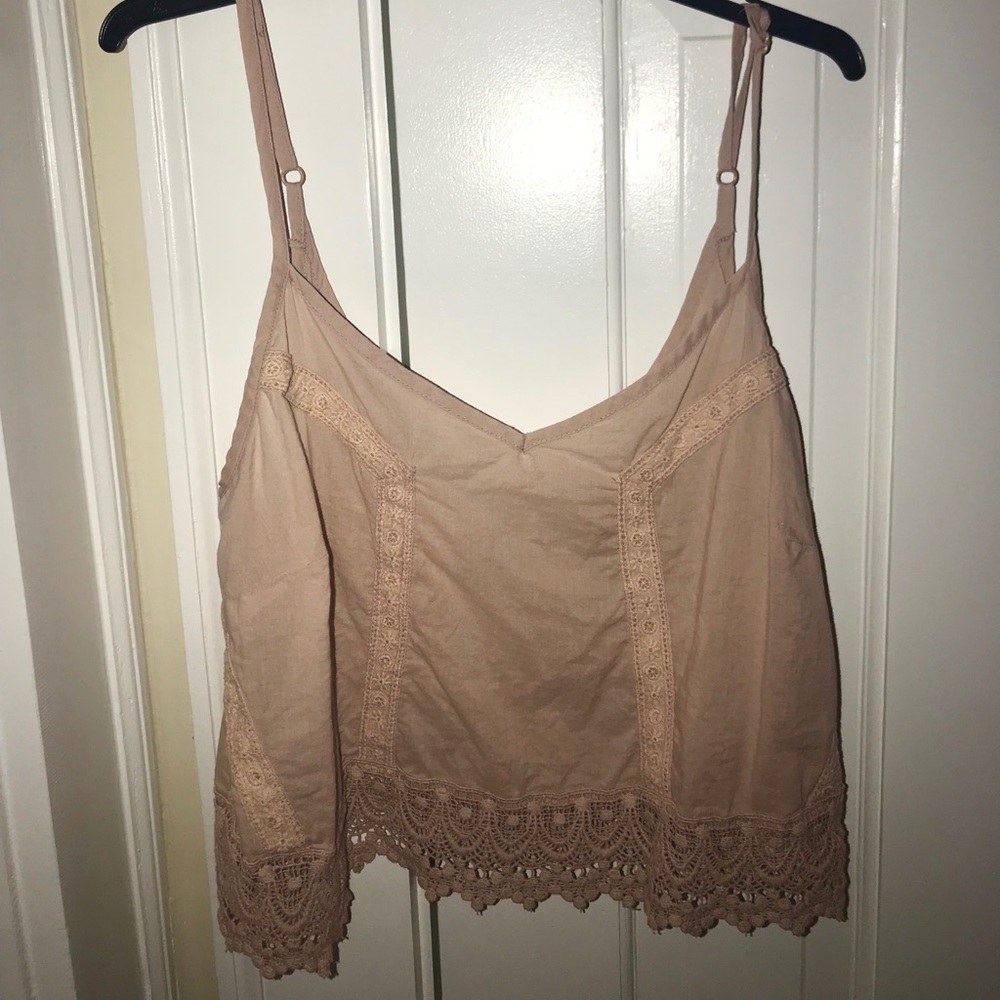 Pink LA Hearts Crop Top